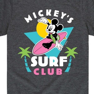 Boys' - Disney - Mickey's Surf Club Short Sleeve Graphic T-Shirt - 1 of 4