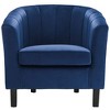 Modway Prospect Channel Tufted Performance Velvet Armchair - Navy - 4 of 4