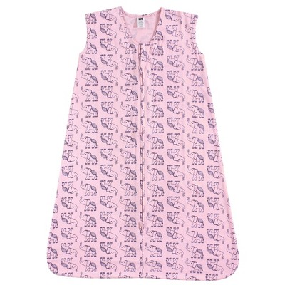 Hudson Baby Infant Girl Cotton Sleeveless Wearable Sleeping Bag, Sack, Blanket, Boho Elephant