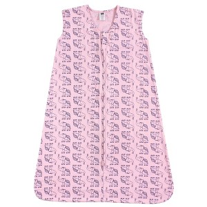 Hudson Baby Infant Girl Cotton Sleeveless Wearable Sleeping Bag, Sack, Blanket, Boho Elephant - 1 of 1