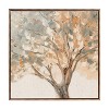 Kate & Laurel All Things Decor 30"x30" Sylvie Beaded Mediterranean Tree Framed Canvas by The Creative Bunch Studio Gold - 2 of 4