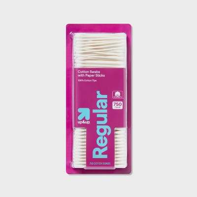 Regular Cotton Swabs Paper Sticks - 750ct - up&up™