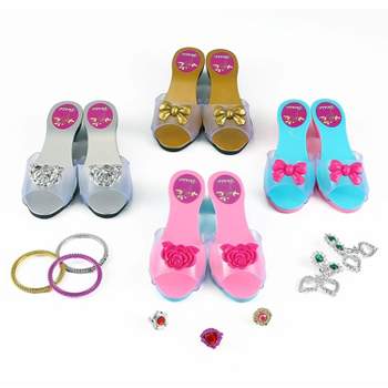 Link Little Princess Girls Dress Up Shoes And Jewelry Boutique, Pretend Play Shoes For girls