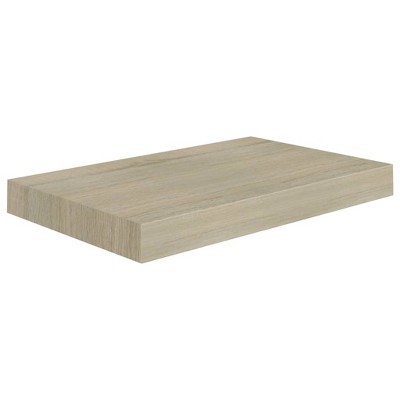 vidaXL Floating Wall Shelf Oak 15.7"x9.1"x1.5" MDF