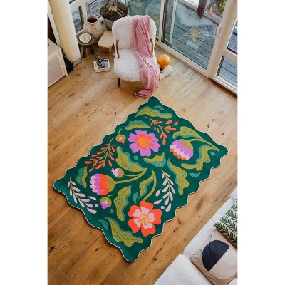 Lany Space Jessica Miller Floral Wavy Rug