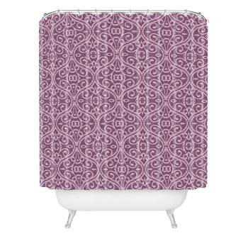 Wagner Campelo Boho Volutes Lavender Shower Curtain Purple - Deny Designs