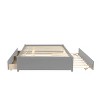 NicBex Full Size Wood Bed Frame with Twin Trundle and 2 Drawers for Adults - 4 of 4