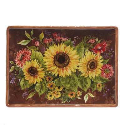Certified International Harvest Blessings Rectangular Platter