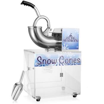 Olde Midway Snow Cone Machine, Commercial Countertop Shaved Ice Maker
