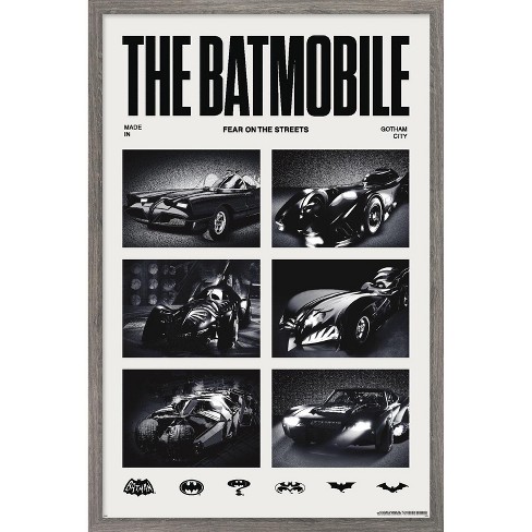 Trends International DC Comics Batman: The Batmobile Fear The Streets Framed Wall Poster Prints - image 1 of 4