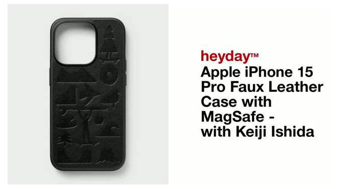 Apple iPhone 15 Pro Faux Leather Case with MagSafe - heyday&#8482; with Keiji Ishida, 2 of 6, play video