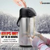 Vondior Airpot Coffee Dispenser with Pump - Insulated Stainless Steel Thermal Beverage Dispenser - 2 of 4