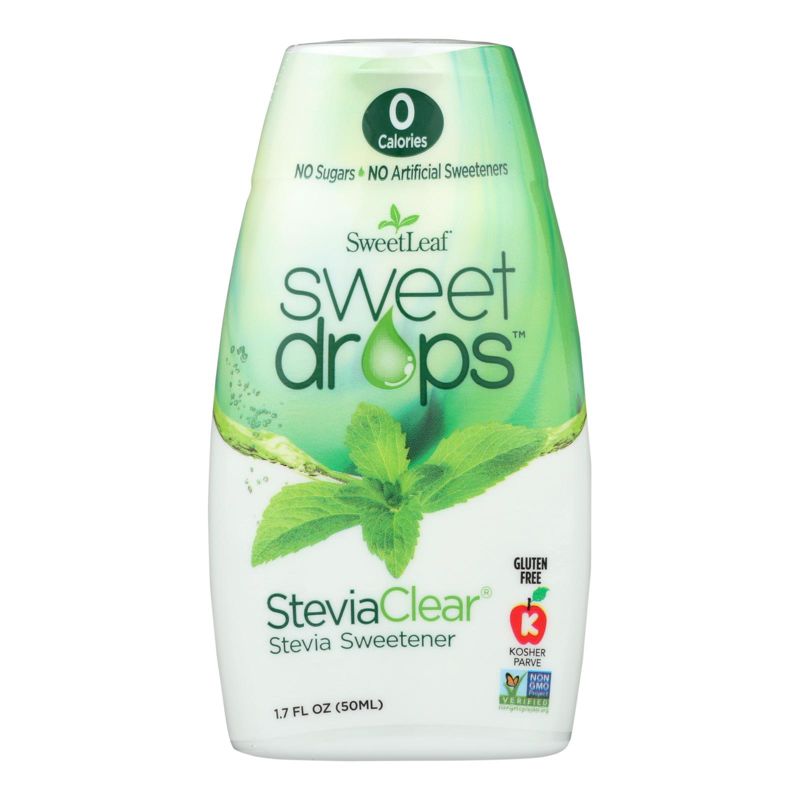 SweetLeaf Sweet Drops Stevia Clear Sweetener - 1.7 oz, 1 of 6