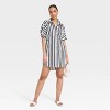 Women's Short Sleeve Shirtdress - A New Day™ - image 3 of 3