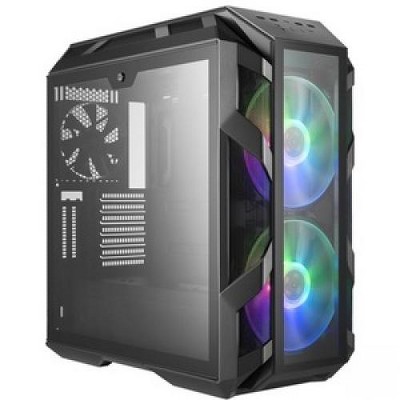 Cooler Master MasterCase H500M Computer Case - Mid-tower - Iron Gray - Steel, Tempered Glass, Mesh - 8 x Bay - 3 x 7.87", 5.51" x Fan(s) Installed
