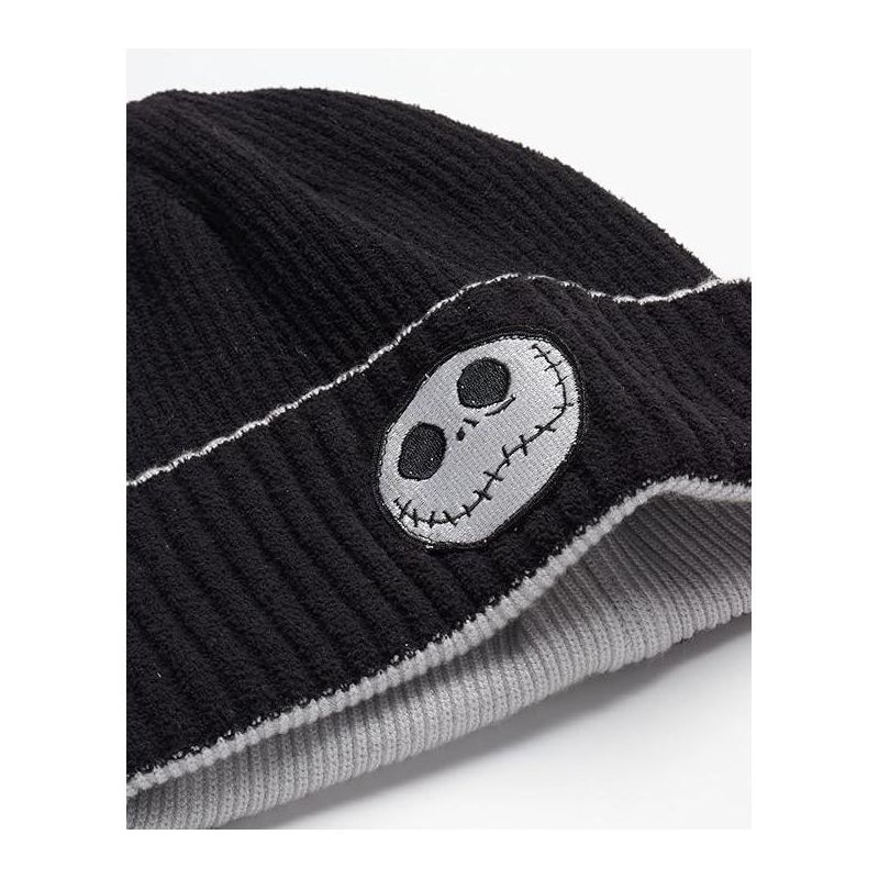 Disney Men’s Winter Hat – 2 Pack Beanie: Nightmare Before Christmas Jack Skellington, Lilo and Stitch, 5 of 8