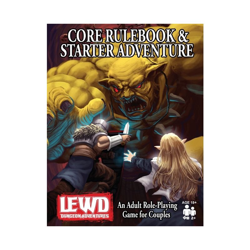 Lewd Dungeon Adventures Core Rulebook and Starter Adventure - by  Phoenix Grey & Sky Corgan (Paperback), 1 of 2