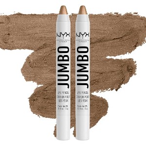 NYX PROFESSIONAL MAKEUP Jumbo Eye Pencil (617 Iced Mocha) Blendable Eyeshadow Stick & Eyeliner Pencil (PACK OF 2) - 1 of 4