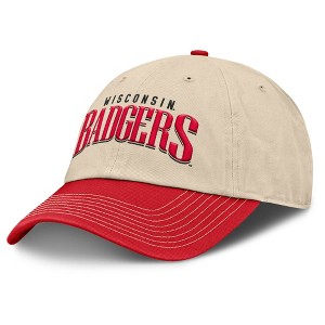 NCAA Wisconsin Badgers Unstructured Washed Cotton Hat - 1 of 4