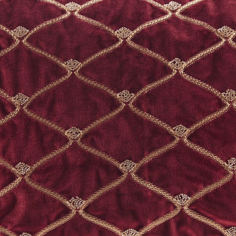 LIVN CO. Foxtail Stitch Velvet Oblong Decorative Pillow, 5 of 6