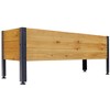 Wooden Raised Garden Bed, Outdoor Elevated Planter Box With Metal Legs, Standing Growing Bed for Flowers Vegetables Herbs - 3 of 4