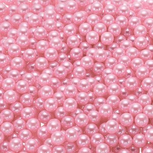 Unique Bargains No Hole ABS Round Faux Pearl for Vase Fillers DIY Home Decoration 1000 Pcs - 1 of 4