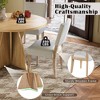 YOOCOZZ 5-Piece Retro Round Dining Set for 4 with Unique Base - 2 of 4