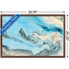 Trends International Frosted Art Trend - Marble Framed Wall Poster Prints - 3 of 4