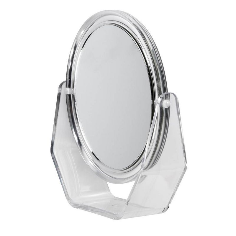 The Basik Edition by Conair Flip and View Stand Mirror - 1x/5x Magnification, Clear, 5 of 7