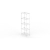 5-Tier White Metal Wire Shelving Unit, Heavy-Duty Storage Rack Organizer for Kitchen, Bathroom & Garage - 2 of 4