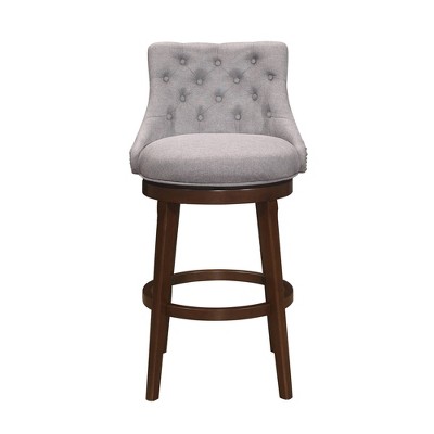Halbrooke Wood Swivel Height Barstool Chocolate - Hillsdale Furniture