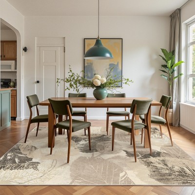 Abynow Medallion Distressed Persian Indoor Area Rug