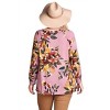 Women's Floral Lace Up Top - PLUS - umgee - 2 of 3