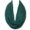 Wrapables Soft Jersey Knit Infinity Scarf, Dark Green - 2 of 4