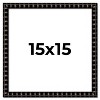 PosterPalooza | 15x15 Bamboo Picture Frame, UV Acrylic, 4 Finishes - Brown, Black, Gold, and Natural - 2 of 4