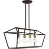 Livex Lighting Devone 4 - Light Chandelier in  Bronze/Antique Brass - 2 of 4
