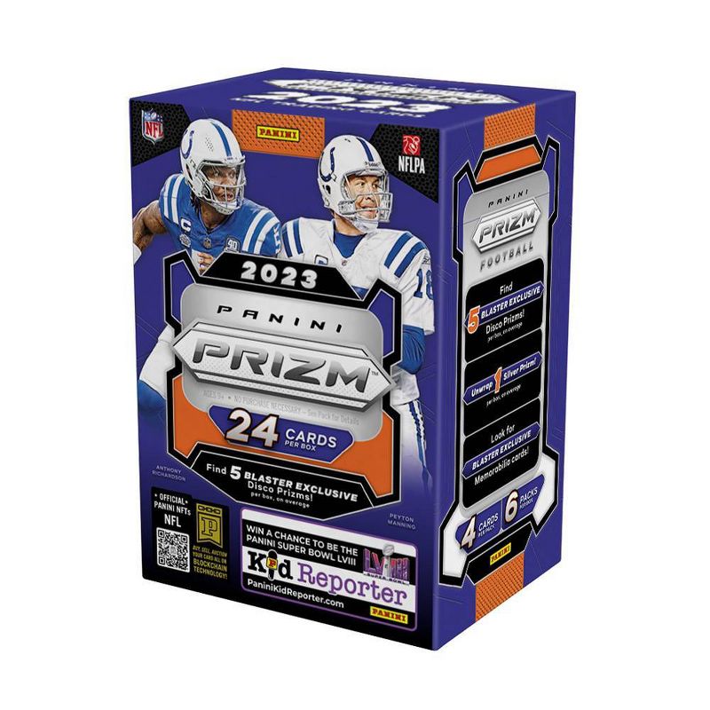 2023 Panini NFL Prizm Football Trading Card Blaster Box, 1 of 8