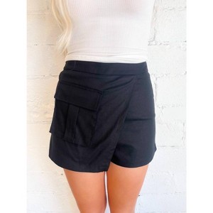 Women's Ride The Wave Asymmetrical Shorts - Idem Ditto - 1 of 2