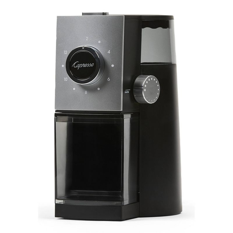 Capresso Coffee Disk Burr Grinder Grind Select &#8211; Black/Silver 597.04&#34;, 6 of 17