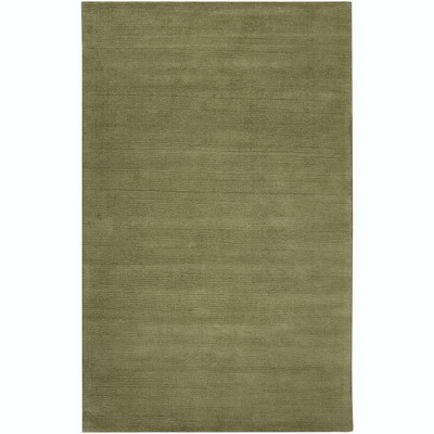 Mark & Day Rennes 6'x9' Rectangle Loomed Indoor Area Rugs Dark Green: Modern Wool Stripe, Stain-Resistant, Pet Friendly