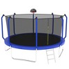 Jump Into Fun 14FT Trampoline With Heavy-Duty Galvanized Steel Frame,UV-Resistant Jumping Mat,Safety Fence, Basketball And Ladder For Kids And Adults - 3 of 4