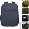 Tucano Lup Backpack in Technical Fabric for Notebook 13.3"/14, MacBook Air 13"/MacBook PRO 13"/MacBook PRO 14". Padded pocket inside Blue - image 3 of 4