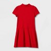 Toddler Girls' Short Sleeve Pleated Uniform Tennis Dress - Cat & Jack™ Navy - 2 of 3