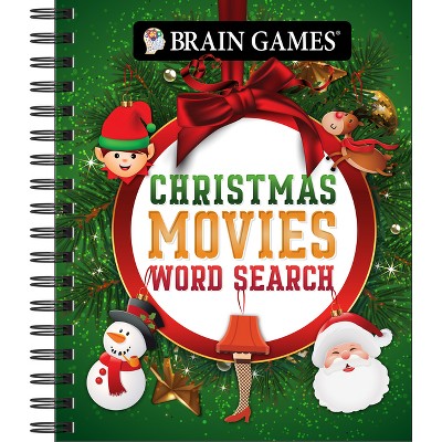 Brain Games - Christmas Movies Word Search - by  Publications International Ltd & Brain Games (Spiral Bound)