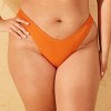 Women's Pucker Textured Low-Rise Extra High Leg Extra Cheeky Bikini Bottom - Wild Fable™ - 4 of 4