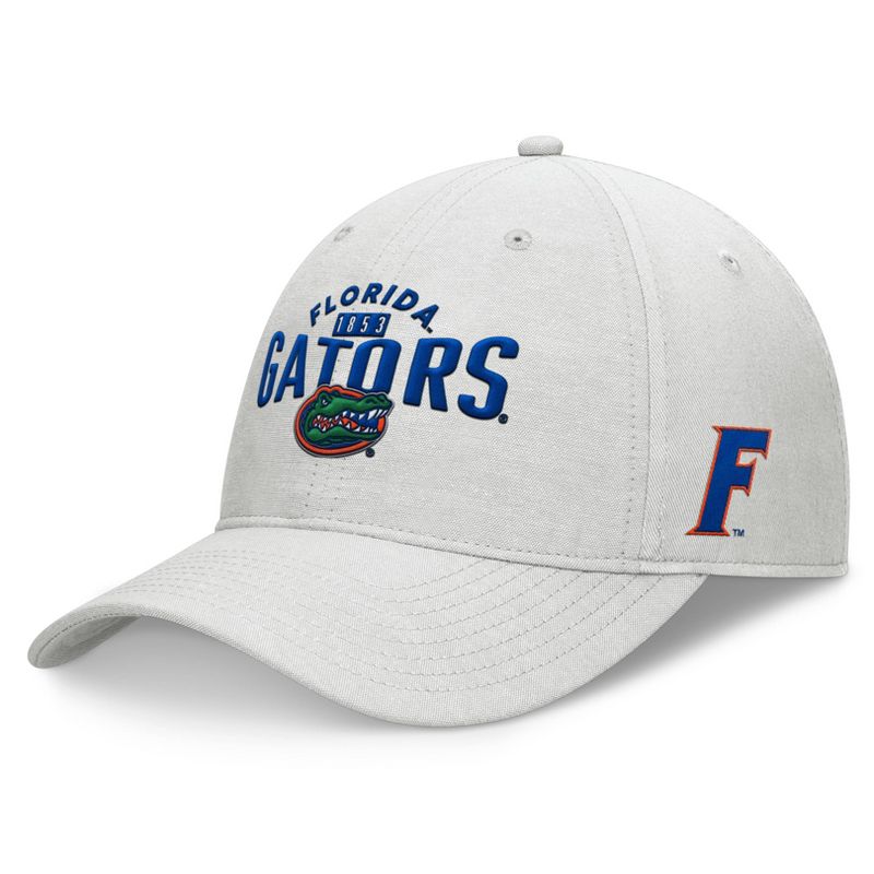 NCAA Florida Gators Unstructured Chambray Cotton Hat - Gray, 1 of 5