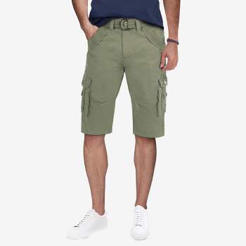 X RAY Men's Big & Tall Classic Fit 12.5" Inseam Knee Length Cargo Shorts