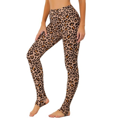 Felina Women's Sueded Athletic Leggings, Slimming Waistband (raven Leopard,  Medium) : Target