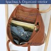 Generic Zipper Tote Bag for Women Soft Vegan Leather Handbag for Work, Travel & Everyday Use - 4 of 4