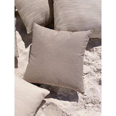 Mocha Brown 24" x 24" Indoor Outdoor Pillow